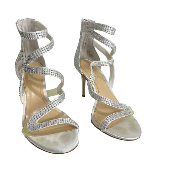 Vince Camuto Imagine IM- Prest, Pure White Deluxe Satin Women's US 8M - Picture 2 of 16